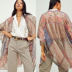 New Free People Kimono O/S